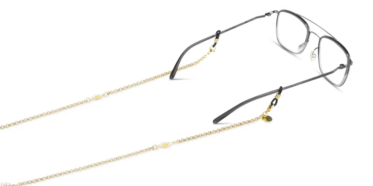 Shop Sunny Cords Stainless Steel Glasses Chain in Gold online.