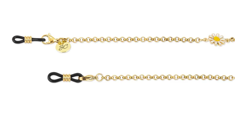 Shop Sunny Cords Stainless Steel Glasses Chain in Gold online.