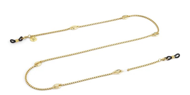 Shop Sunny Cords Chloe Glasses Chain in Gold online.