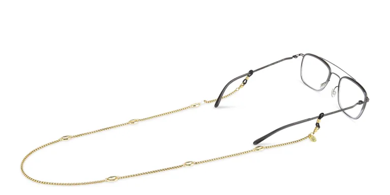 Shop Sunny Cords Chloe Glasses Chain in Gold online.