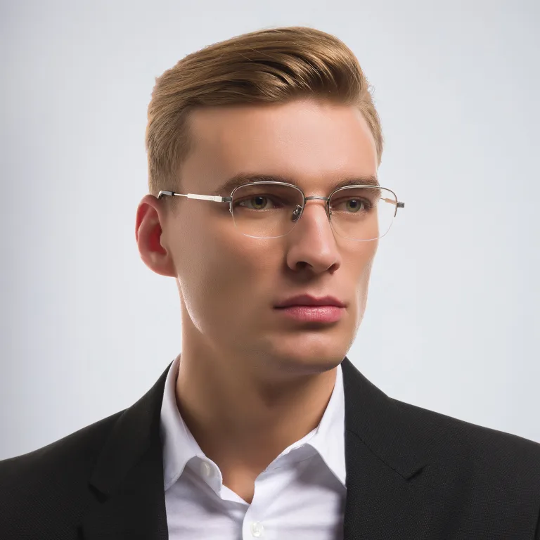 Shop Cartier Signature 'C'de Cartier Rectangle Eyeglasses in Silver online.