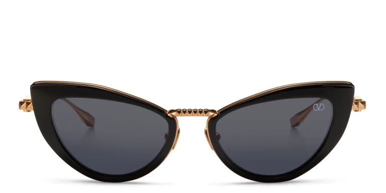 Shop VALENTINO Valentino VIII Cat-Eye Sunglasses in Black online.
