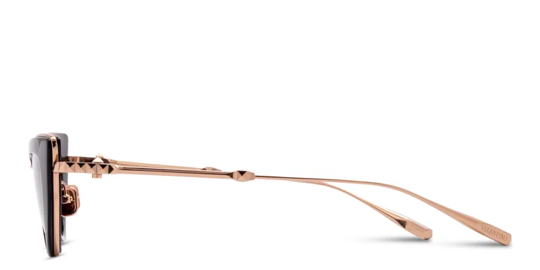 Shop VALENTINO Valentino VIII Cat-Eye Sunglasses in Black online.