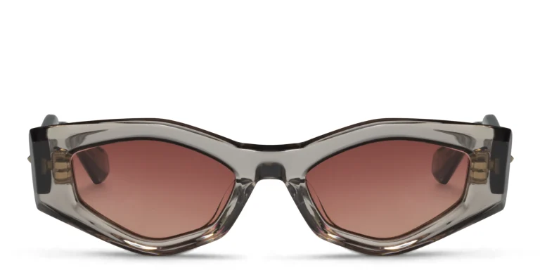 Shop VALENTINO V-Tre Irregular Sunglasses in Grey online.
