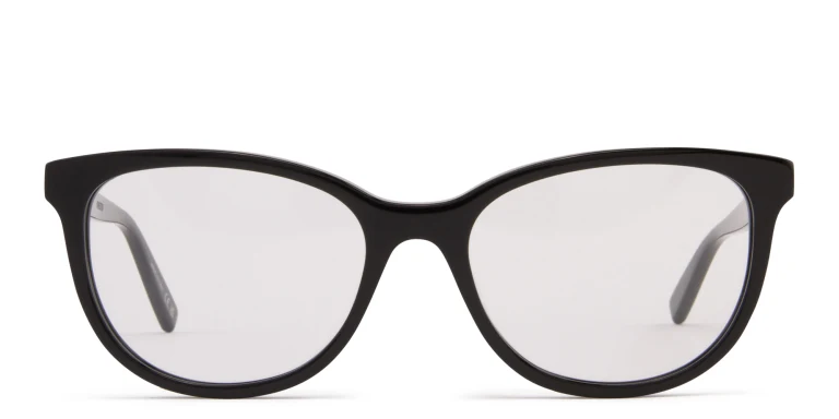 Shop SAINT LAURENT Cat-Eye Eyeglasses in Black online.