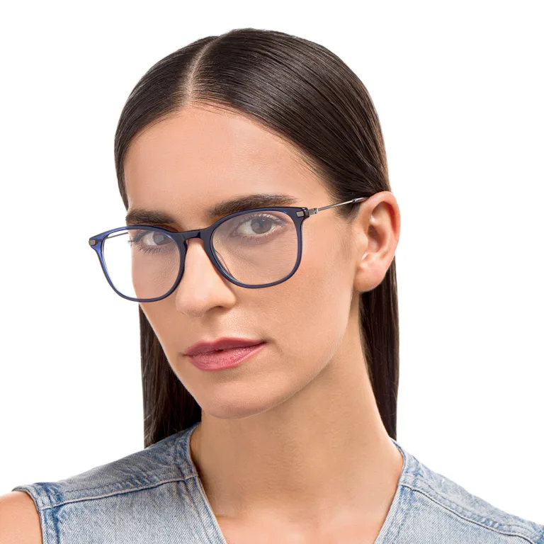 تسوق نظارات طبية دائرية EYE'M بلون أزرق أونلاين.