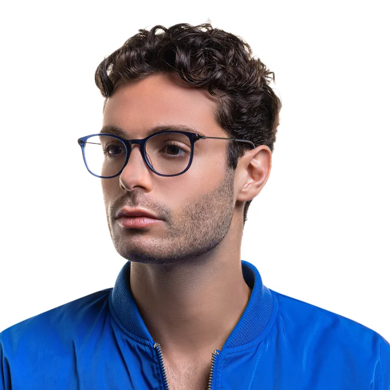 تسوق نظارات طبية دائرية EYE'M بلون أزرق أونلاين.