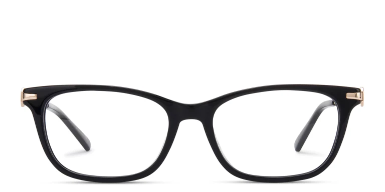 Shop EYE'M Rectangle Eyeglasses in Black online.