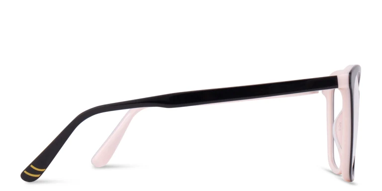 Shop EYE'M Kids Square Eyeglasses in Black online.