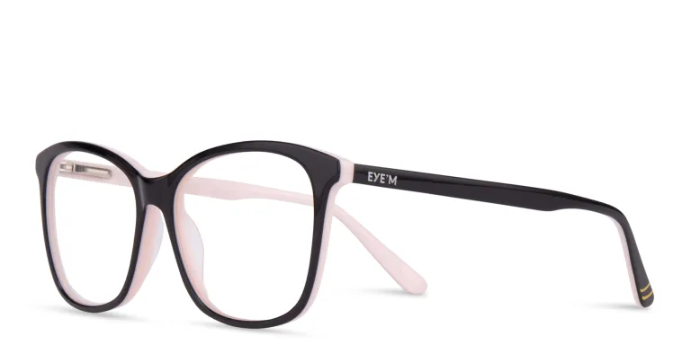 Shop EYE'M Kids Square Eyeglasses in Black online.