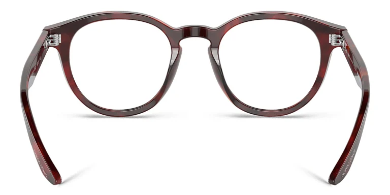 Shop GIORGIO ARMANI Panthos Eyeglasses in Havana online.