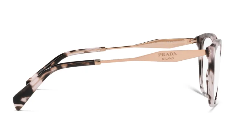 Shop PRADA Butterfly Eyeglasses in Tortoise online.