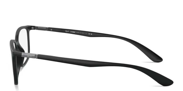 Shop Ray-Ban Optics Unisex Pillow Eyeglasses in Black online.