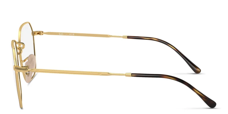 Shop Ray-Ban Jim Unisex Irregular Eyeglasses in Havana online.