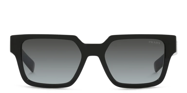 Shop PRADA Pillow Sunglasses in Black online.