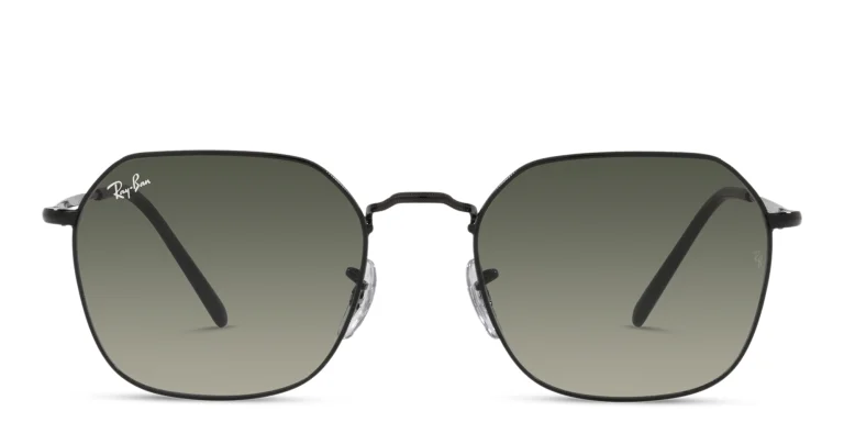 Shop Ray-Ban Jim Unisex Irregular Sunglasses in Black online.