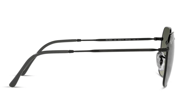 Shop Ray-Ban Jim Unisex Irregular Sunglasses in Black online.