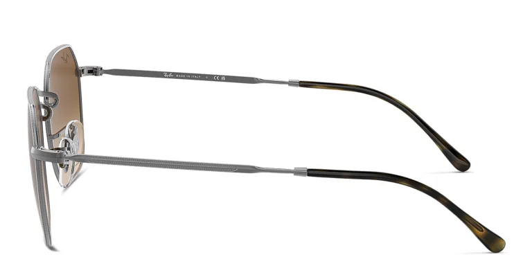Shop Ray-Ban Jim Unisex Irregular Sunglasses in Gunmetal online.