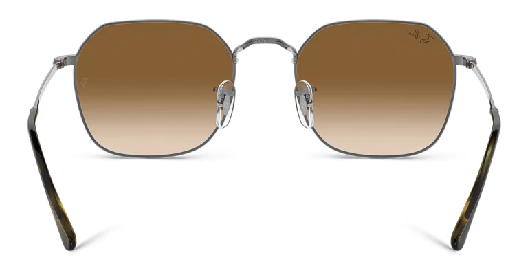 Shop Ray-Ban Jim Unisex Irregular Sunglasses in Gunmetal online.