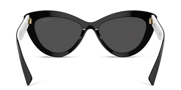 Shop MIU MIU Cat-Eye Sunglasses in Black online.
