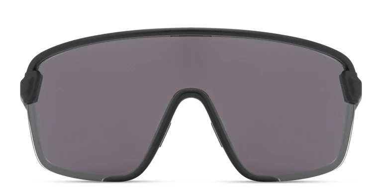 Shop SMITH Unisex Wide Irregular Sunglasses in Black online.