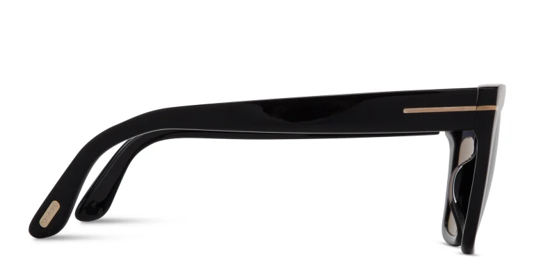 Shop TOM FORD Winona Cat-Eye Sunglasses in Black online.
