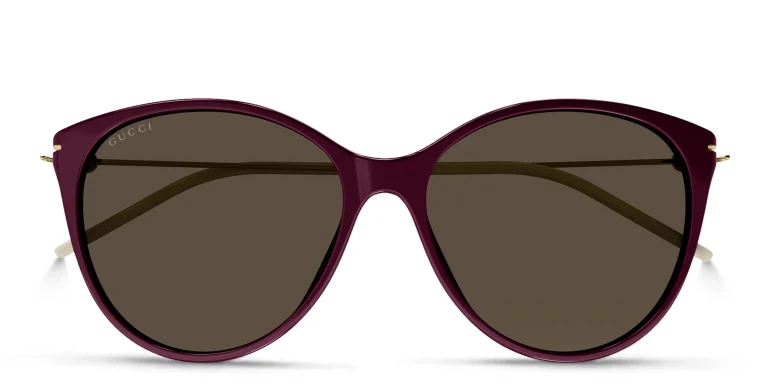Shop GUCCI Cat-Eye Sunglasses in Red online.