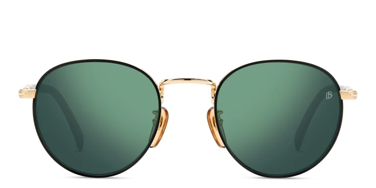 Shop DAVID BECKHAM Panthos Sunglasses in Black online.