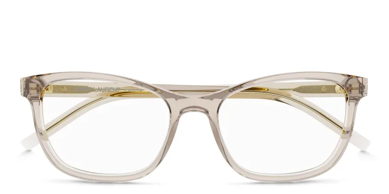 تسوق نظارات طبية كات آي سان لوران بلون نود أونلاين.