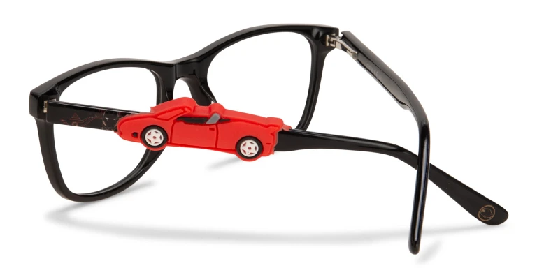 Shop BLINX Kids Rubber Red Wheels Charm in Red online.