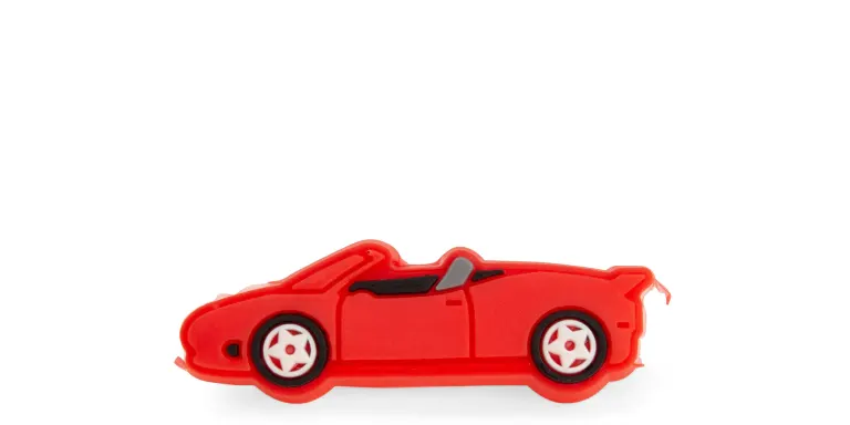 Shop BLINX Kids Rubber Red Wheels Charm in Red online.