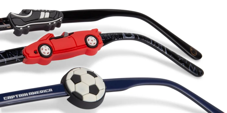 Shop BLINX Kids Rubber Red Wheels Charm in Red online.