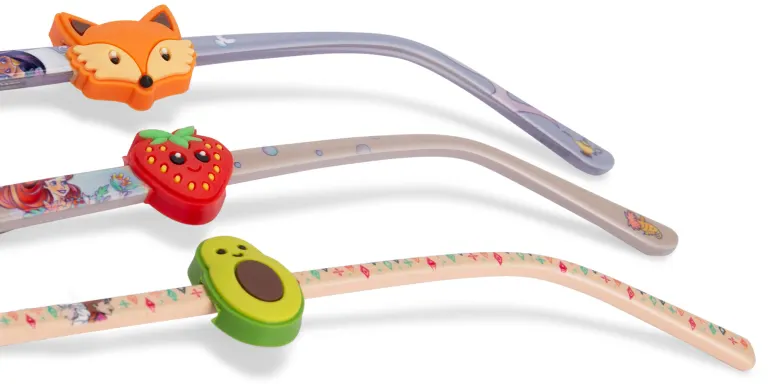 Shop BLINX Kids Rubber Strawberry Charm in Red online.