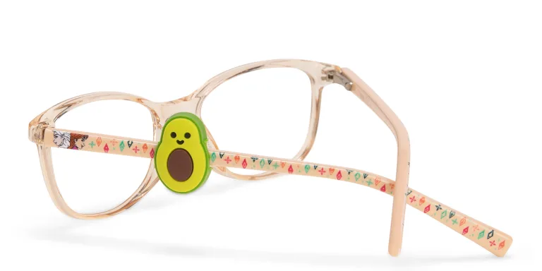 Shop BLINX Kids Rubber Avocado Charm in Yellow online.
