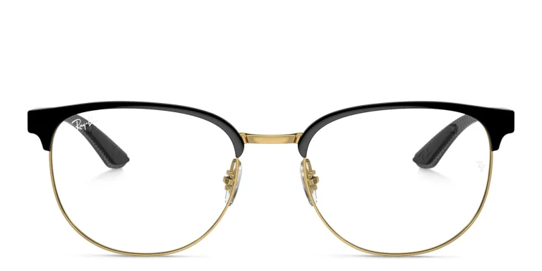 Shop Ray-Ban Unisex Irregular Eyeglasses in Black online.