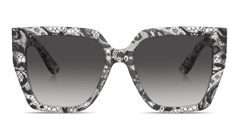 Shop Dolce & Gabbana Square Sunglasses in Black online.
