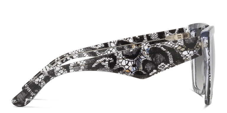 Shop Dolce & Gabbana Square Sunglasses in Black online.