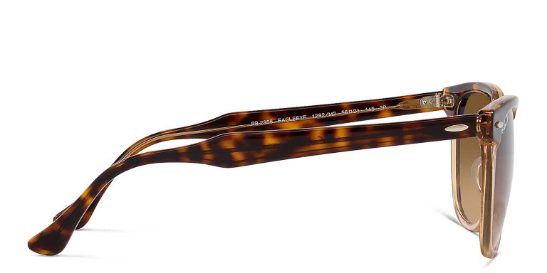 Shop Ray-Ban Unisex Pillow Sunglasses in Brown online.