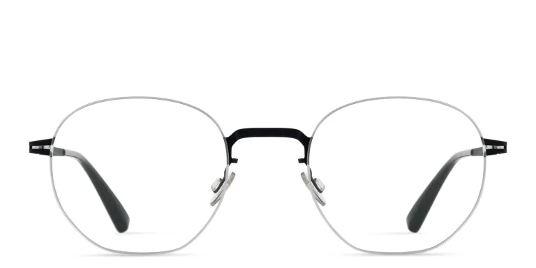 Shop MYKITA Unisex Wataru Rimless Round Eyeglasses in Silver online.