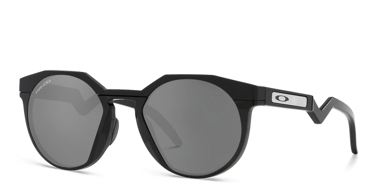 Shop Oakley HSTN Round Sunglasses in Black online.