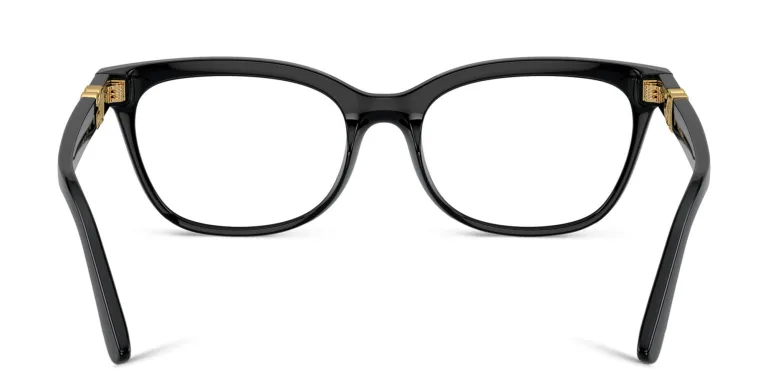 Shop Dolce & Gabbana Butterfly Eyeglasses in Black online.