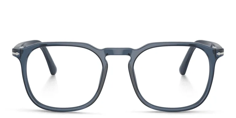 Shop PERSOL Unisex Panthos Eyeglasses in Blue online.