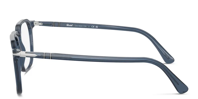 Shop PERSOL Unisex Panthos Eyeglasses in Blue online.