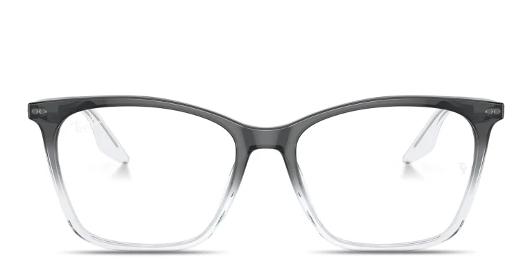 Shop Ray-Ban Optics Cat-Eye Eyeglasses in Grey online.