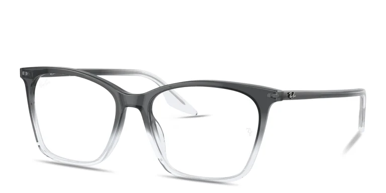 Shop Ray-Ban Optics Cat-Eye Eyeglasses in Grey online.