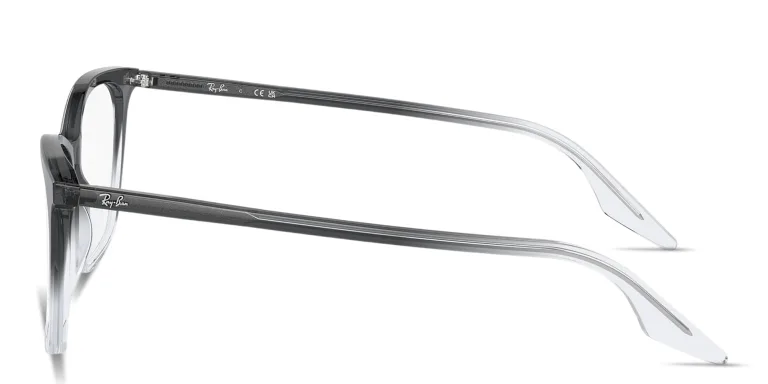 Shop Ray-Ban Optics Cat-Eye Eyeglasses in Grey online.