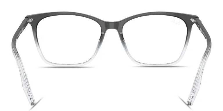 Shop Ray-Ban Optics Cat-Eye Eyeglasses in Grey online.