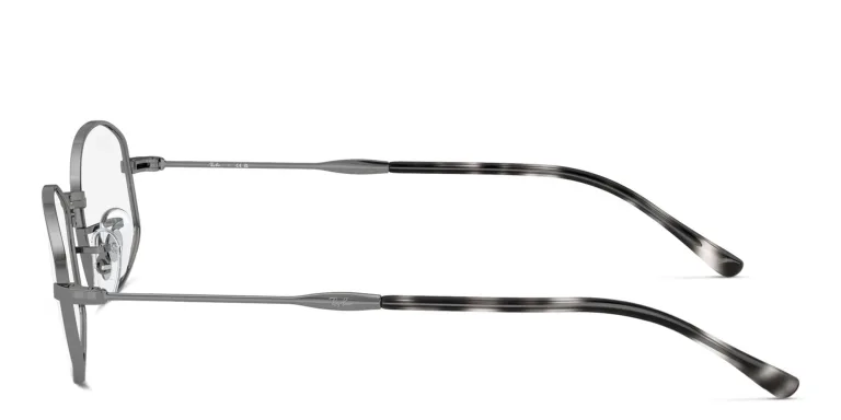 Shop Ray-Ban Unisex Pillow Eyeglasses in Gunmetal online.