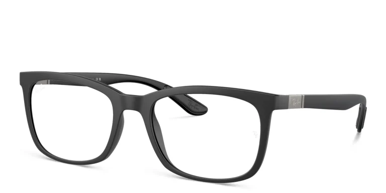 Shop Ray-Ban Unisex Pillow Eyeglasses in Black online.
