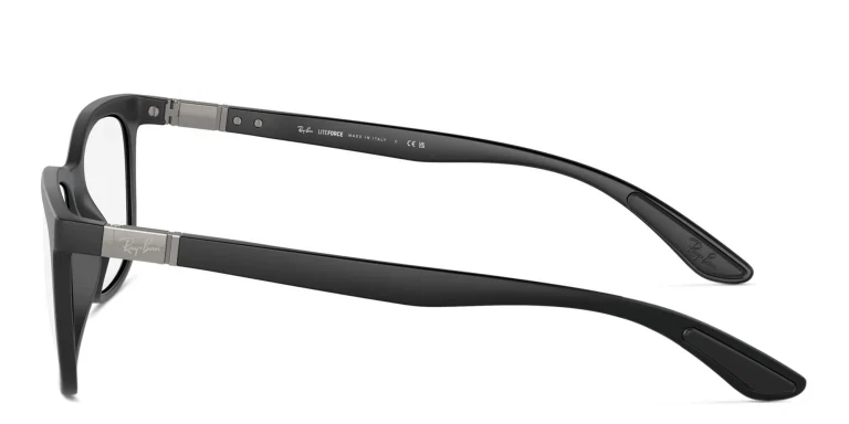Shop Ray-Ban Unisex Pillow Eyeglasses in Black online.